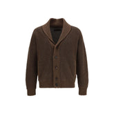 ZEGNA Brown Cashmere Cardigan